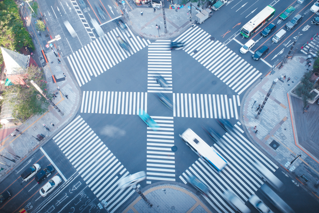 Bird's Eye View of Intersection 